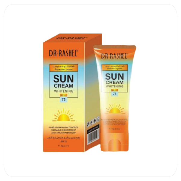 PROTECTOR SOLAR DR RASHEL FACIAL SUN CREAM FPS75 WHITENING 60G